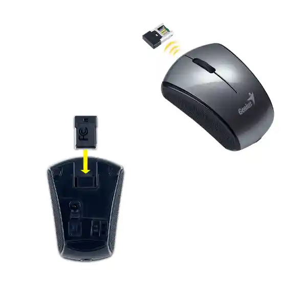 Genius Mouse Inalámbrico Micro Traveler 900s Gris