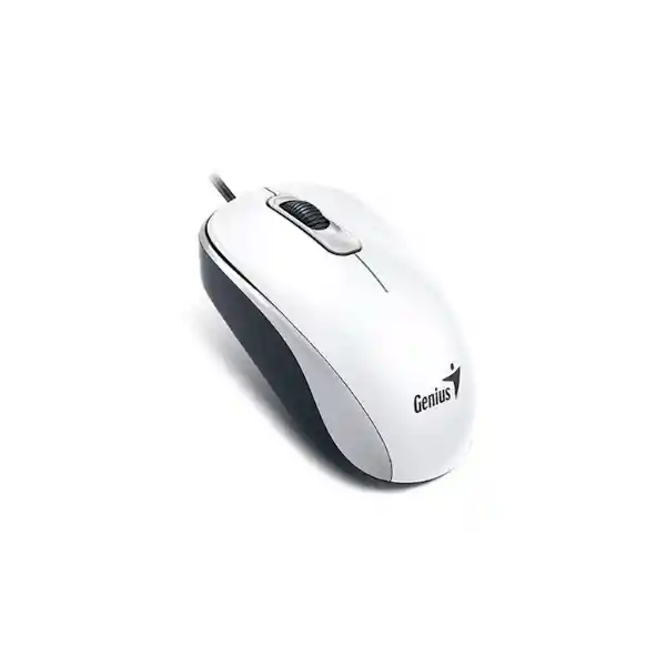 Genius Mouse Alámbrico Dx 120 Usb Blanco