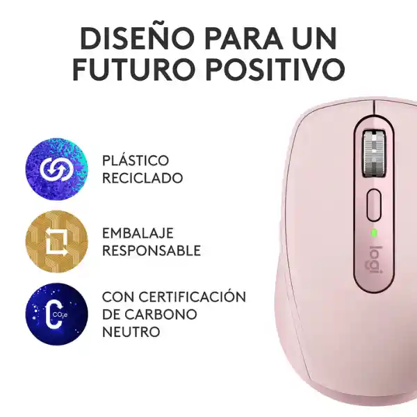 Logitech Mouse Mx Anywhere 3 Rosado