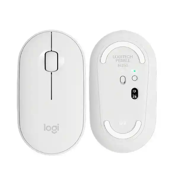 Logitech Mouse M350 Inalámbrico – Bluetooth Blanco