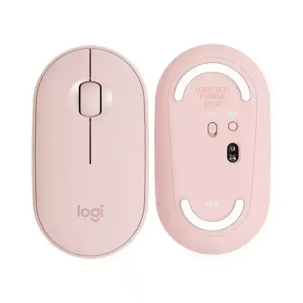 Logitech Mouse M350 Inalámbrico – Bluetooth Rosa