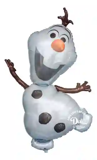 Globo Metalizado Olaf Frozen Navidad