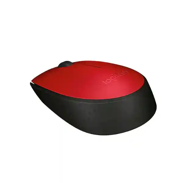 Logitech Mouse M170 Inalámbrico Rojo