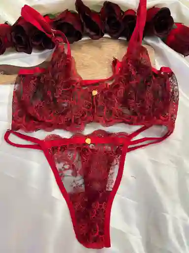 Conjunto En Varilla Bordado