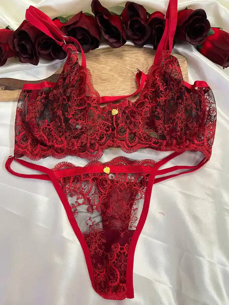 Conjunto En Varilla Bordado