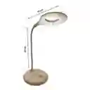 Lámpara De Escritorio Redonda Flexible Led