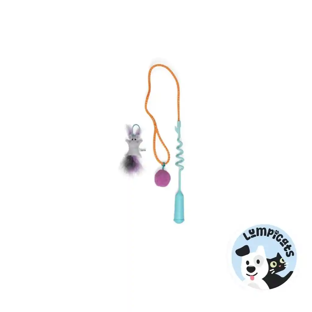 Catstages Gato Frisky Cat-apult Spring Wand