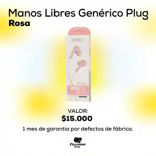 Manos Libres Cats Rosa