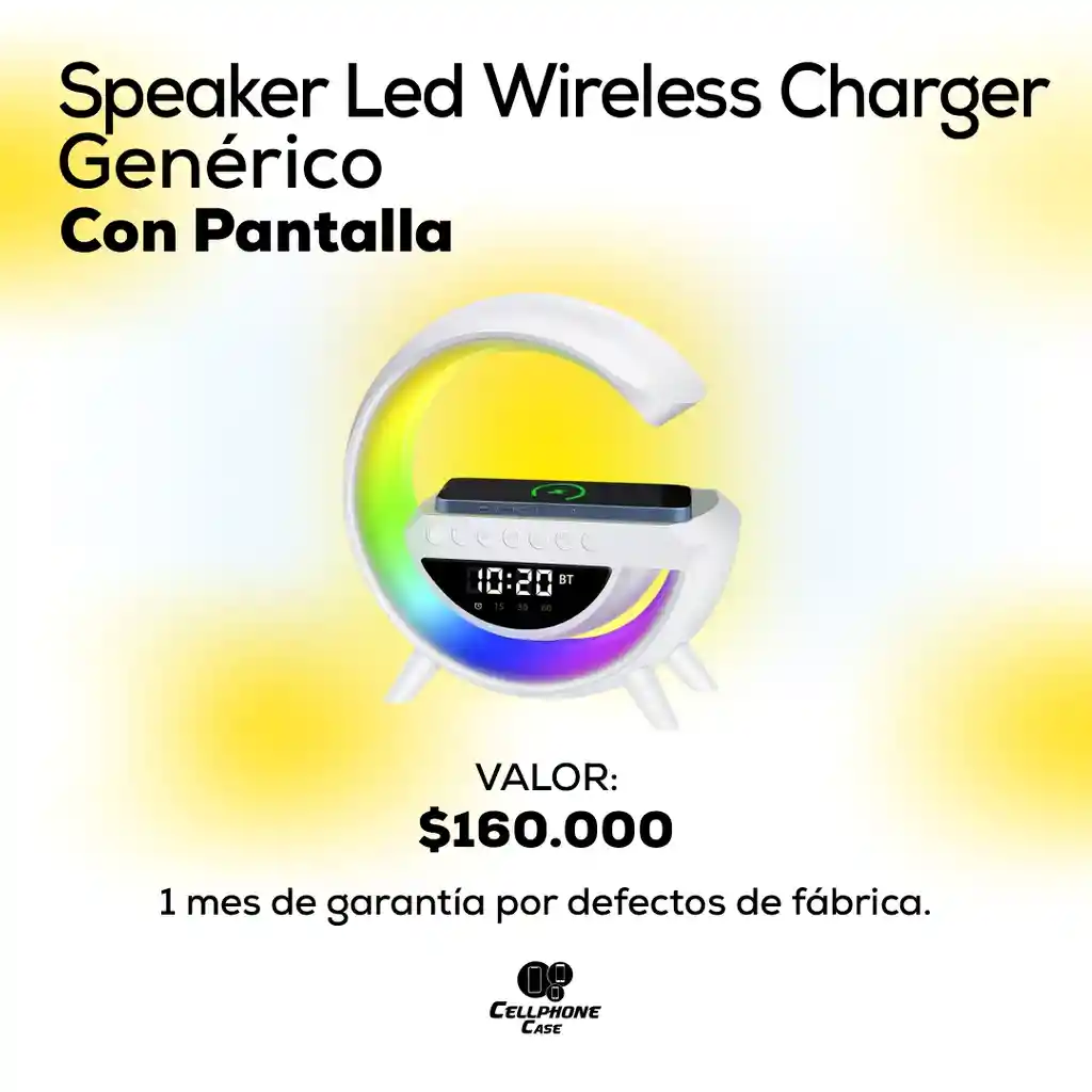 Speaker Led Wireless Con Pantalla