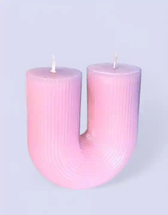 Vela Decorativa U