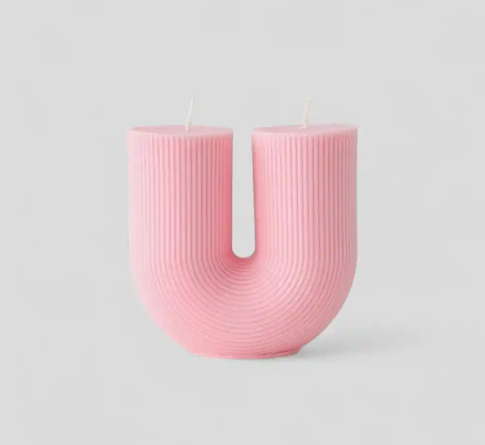 Vela Decorativa U