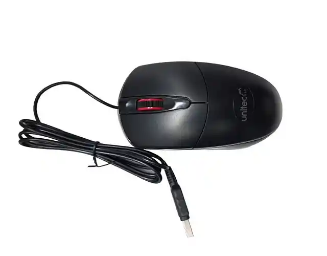 Mouse Alámbrico Óptico Usb U-31 Unitec 1000 Dpi