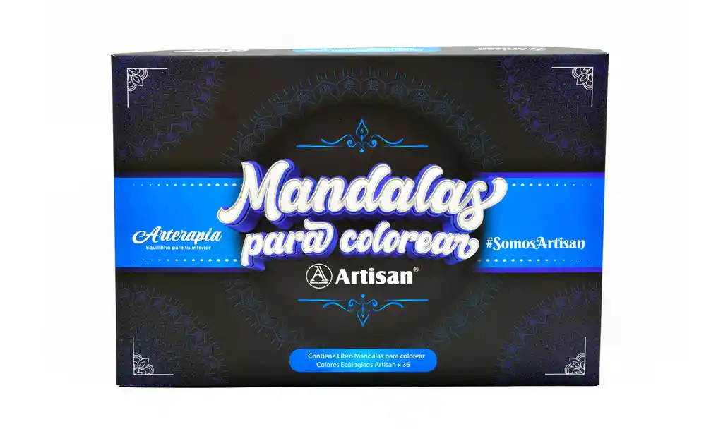 Kit Artisan Libro Mandalas 2 + Color X 36 Artisan
