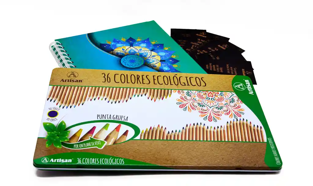 Kit Artisan Libro Mandalas 2 + Color X 36 Artisan