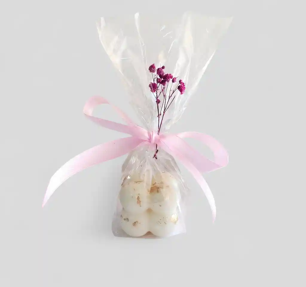 Vela Decorativa Mini Bubbles Golden