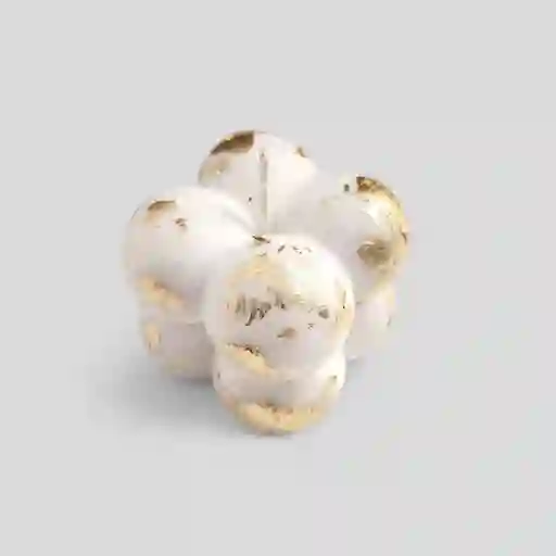 Vela Decorativa Mini Bubbles Golden