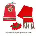 Kit Navideño Infantil Pasamontañas + Bufanda + Guantes