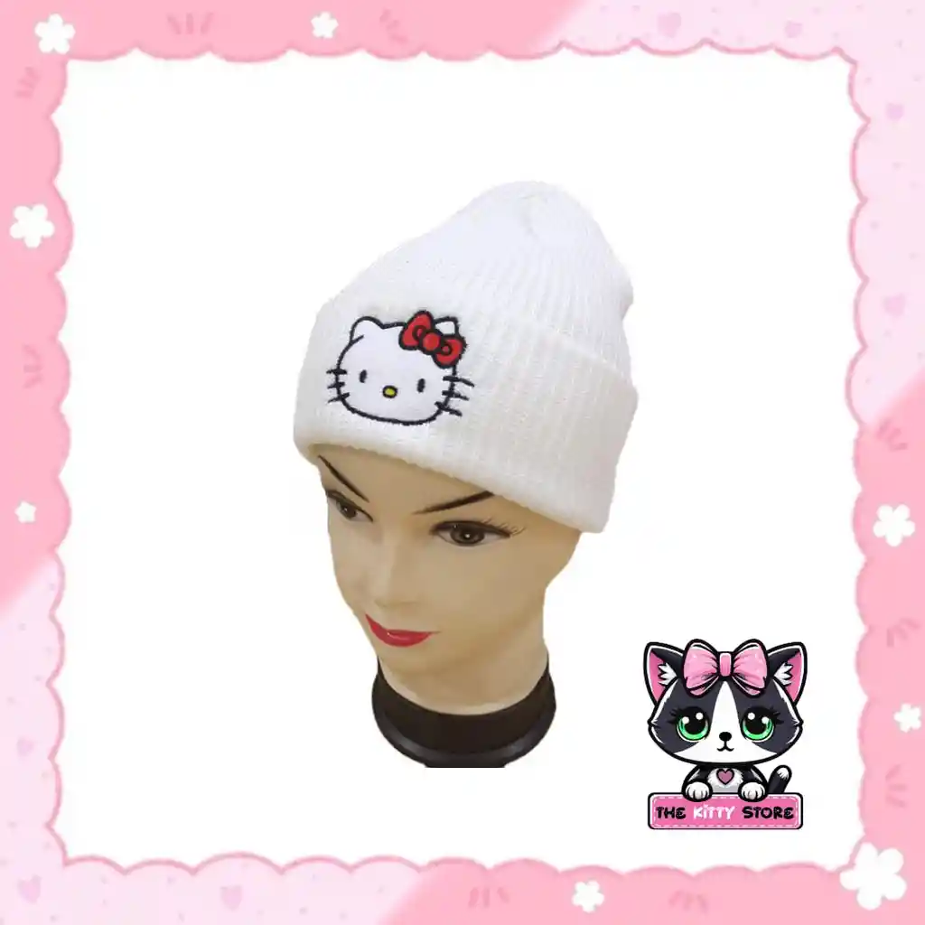 Gorro Kitty Blanco