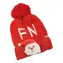 Kit Gorro Navideño Térmico Con Luz + Bufanda Navidad