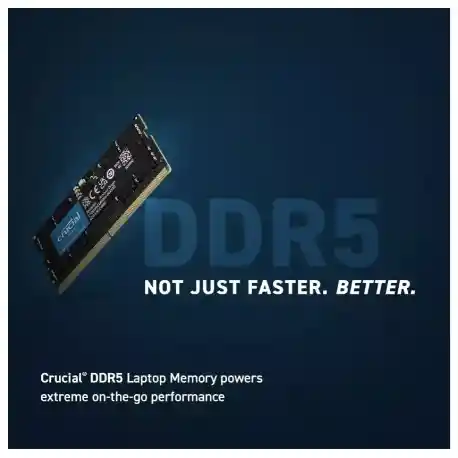 Memoria Ram Crucial Portátil Ddr5 16gb 4800 Mhz