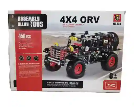 Kit Juguete De Armar: Vehículo Todoterreno 4x4 456 Piezas