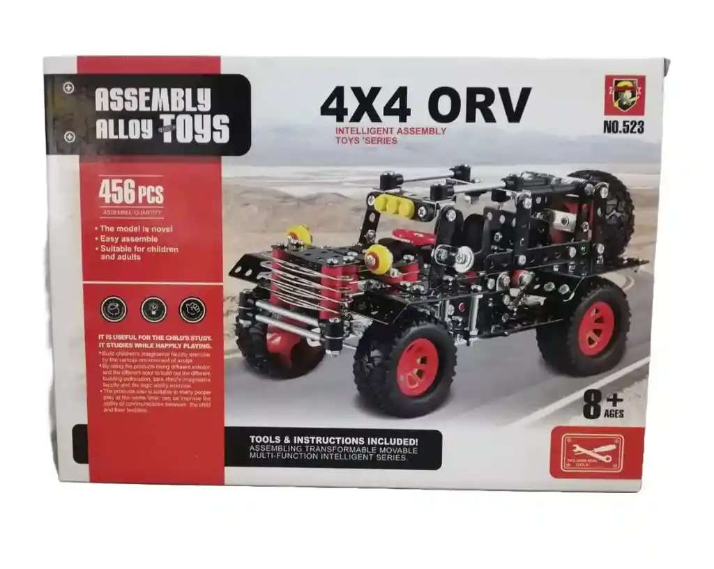 Kit Juguete De Armar: Vehículo Todoterreno 4x4 456 Piezas