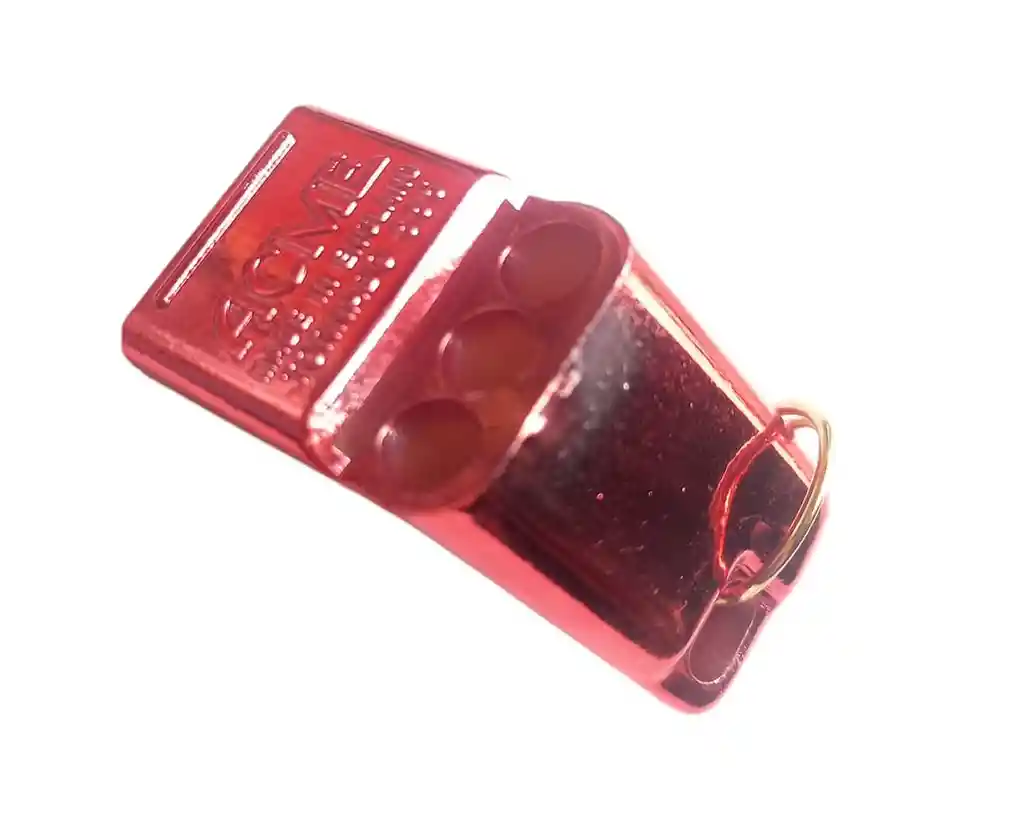 Silbato Pito Acme Tornado Colors Profesional Obsequio Cordón - Rojo