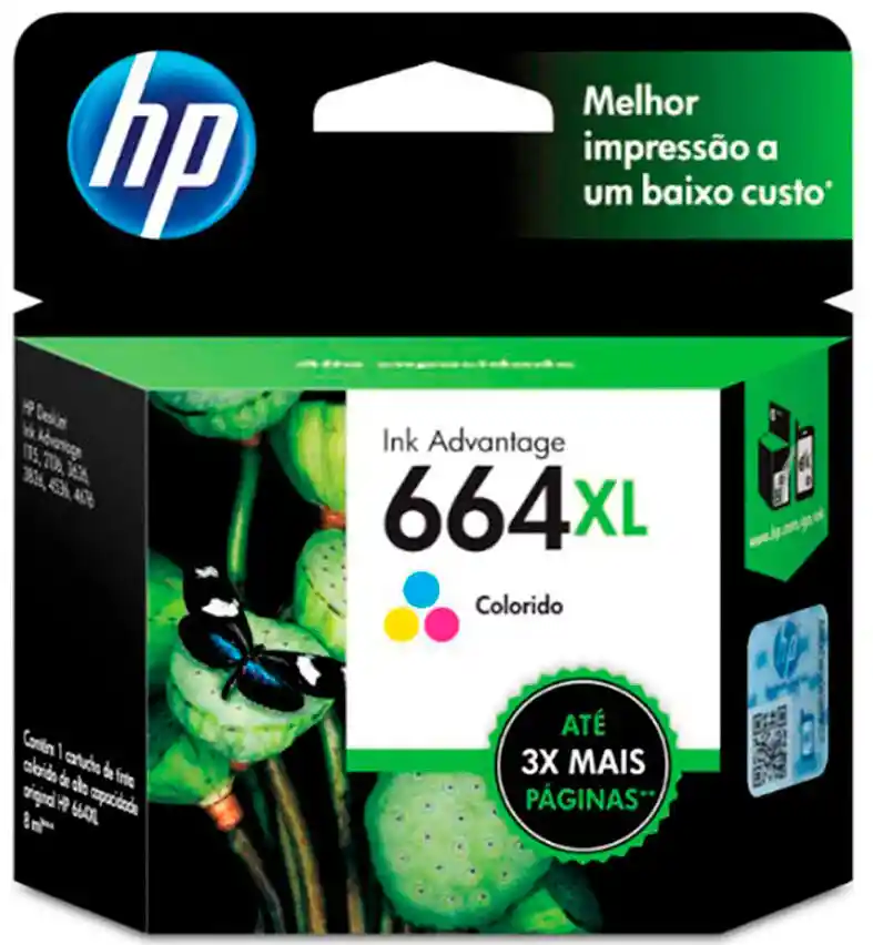 Cartucho Original Hp 664xl Color