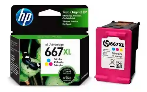 Cartucho Original Hp 667xl Color