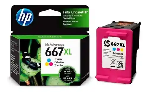 Cartucho Original Hp 667xl Color