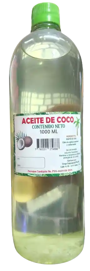 Aceite De Coco Comestible - 1000ml