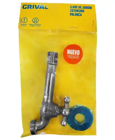 Llave Jardín Extensión Satinada