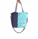 Bolso Flores Blancas 40 X 40