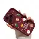 Funda Forro Estuche Case Protector Para Iphone 12 Navidad