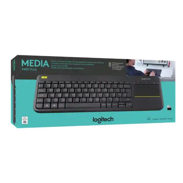 Teclado Logitech K-400 Plus Media