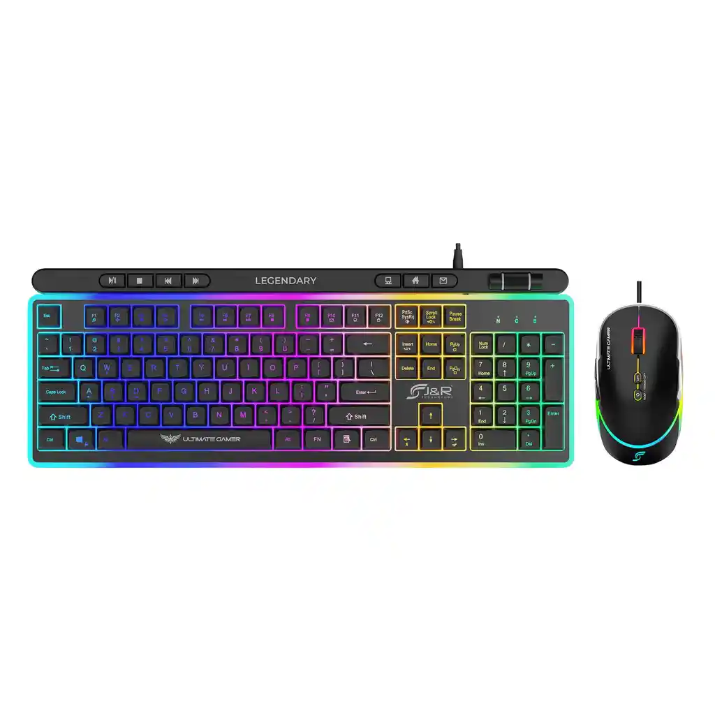 Combo Mouse Teclado Gamer Legendary Jyr