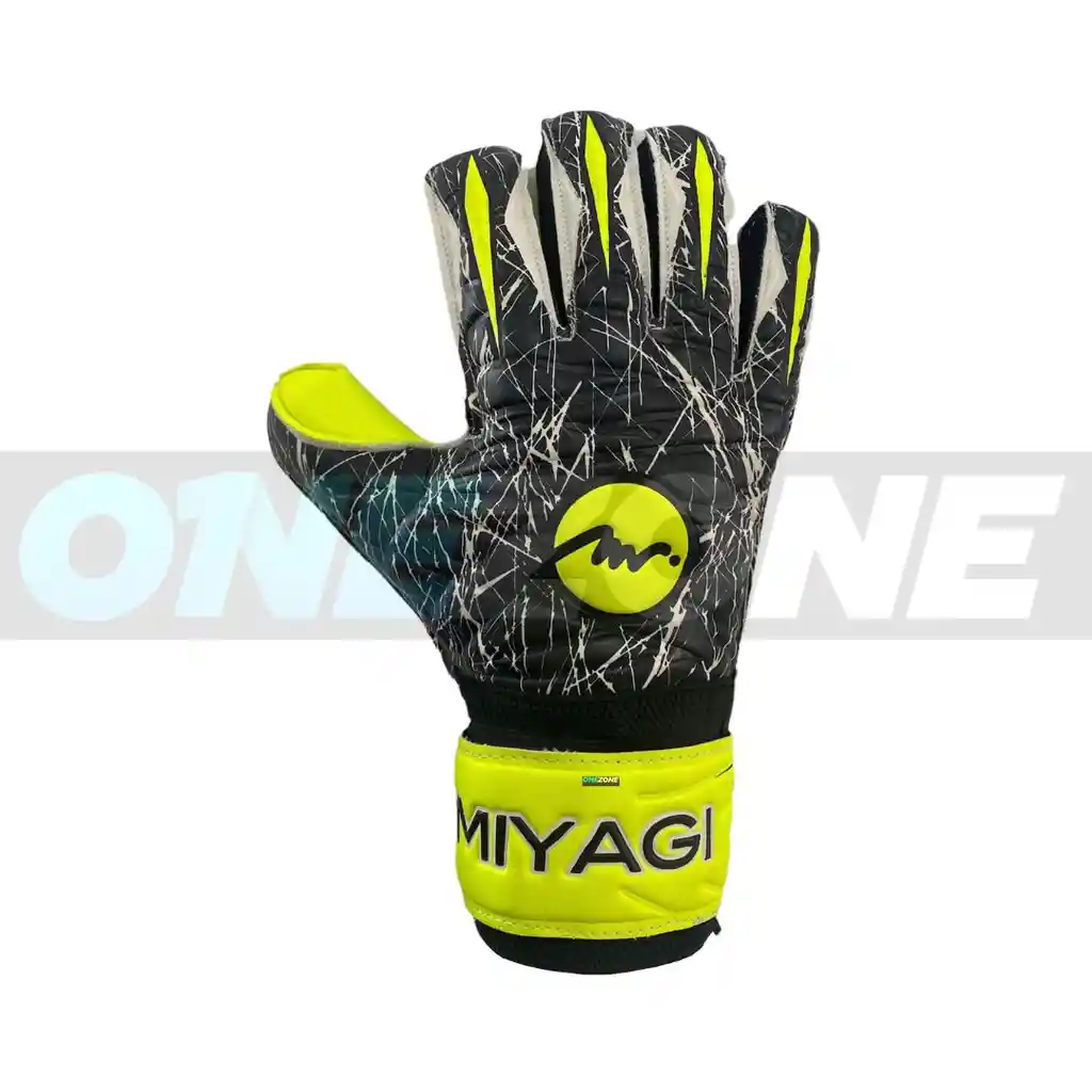 Guantes De Fútbol Miyagi Ultra - Mg012 Niño / Adulto Talla 4 Amarillo