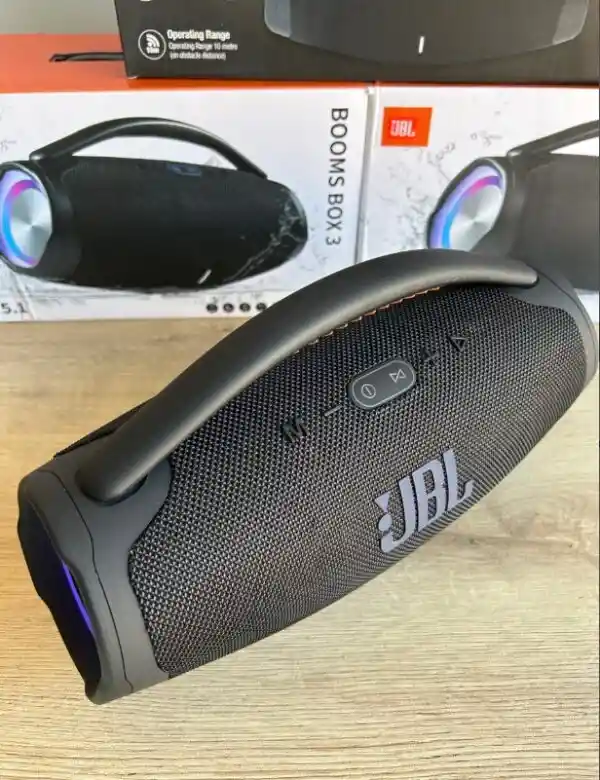 Parlante Jbl Boom Box 3 Bluetooth Replica 1.1 Tws Negro