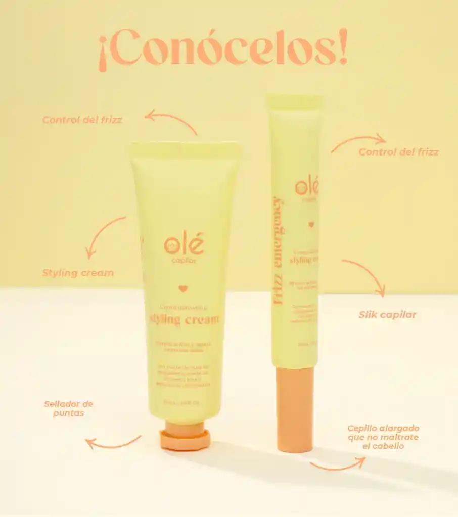 Pack Frizz Emergency: Slick Styling Cream