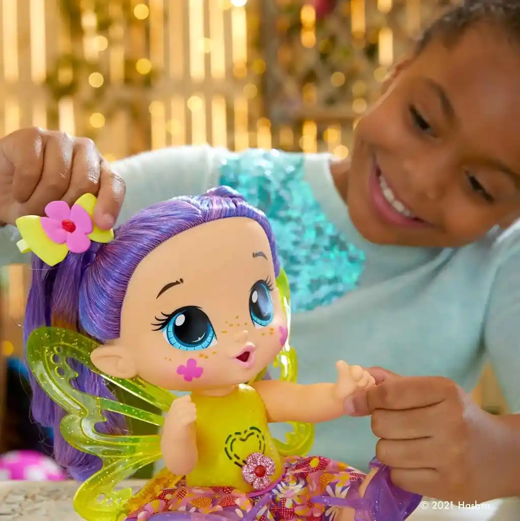 Baby Alive Glo Pixies Muñeca, Siena Sparkle, Juguete