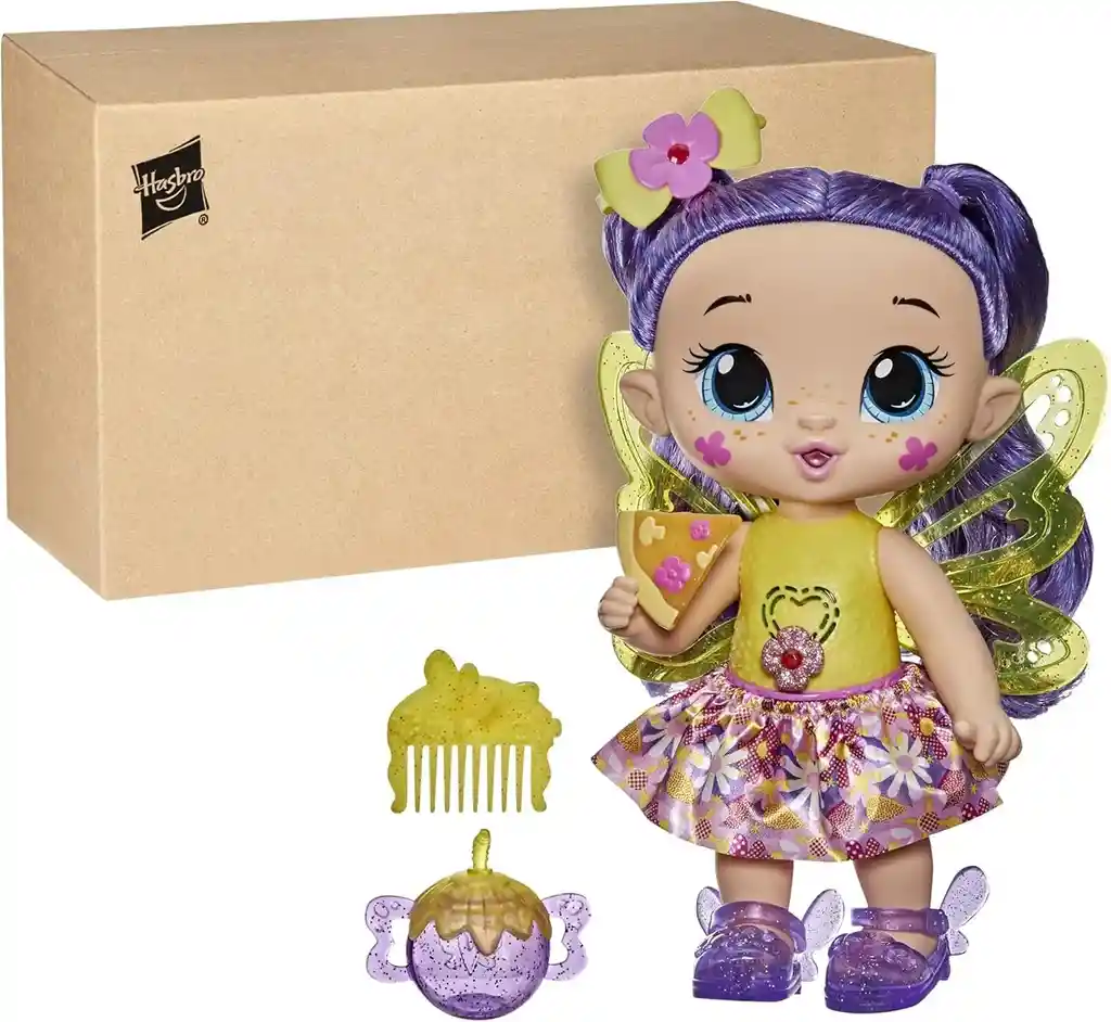 Baby Alive Glo Pixies Muñeca, Siena Sparkle, Juguete