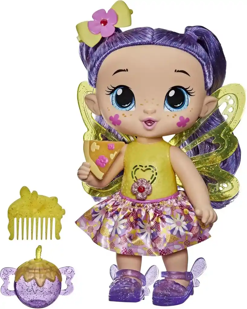 Baby Alive Glo Pixies Muñeca, Siena Sparkle, Juguete
