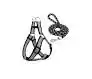 Arnes Y Correa Reflectiva Talla L Color Negro