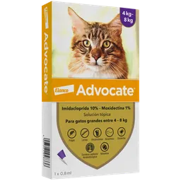 Advocate Gatos 4 A 8 Kg Caja X 1 Pipeta