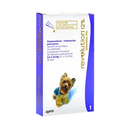 Revolution Perro 2,6 A 5 Kg Caja X 1 Pipeta