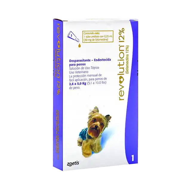 Revolution Perro 2,6 A 5 Kg Caja X 1 Pipeta