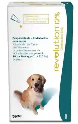 Revolution Perro 20,1 A 40 Kg Caja X 1 Pipeta