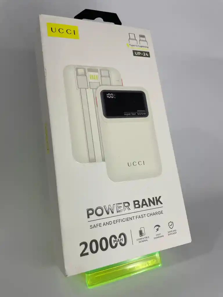 Power Bank Carga Rapida 20.000 Mah Ucci Up-24