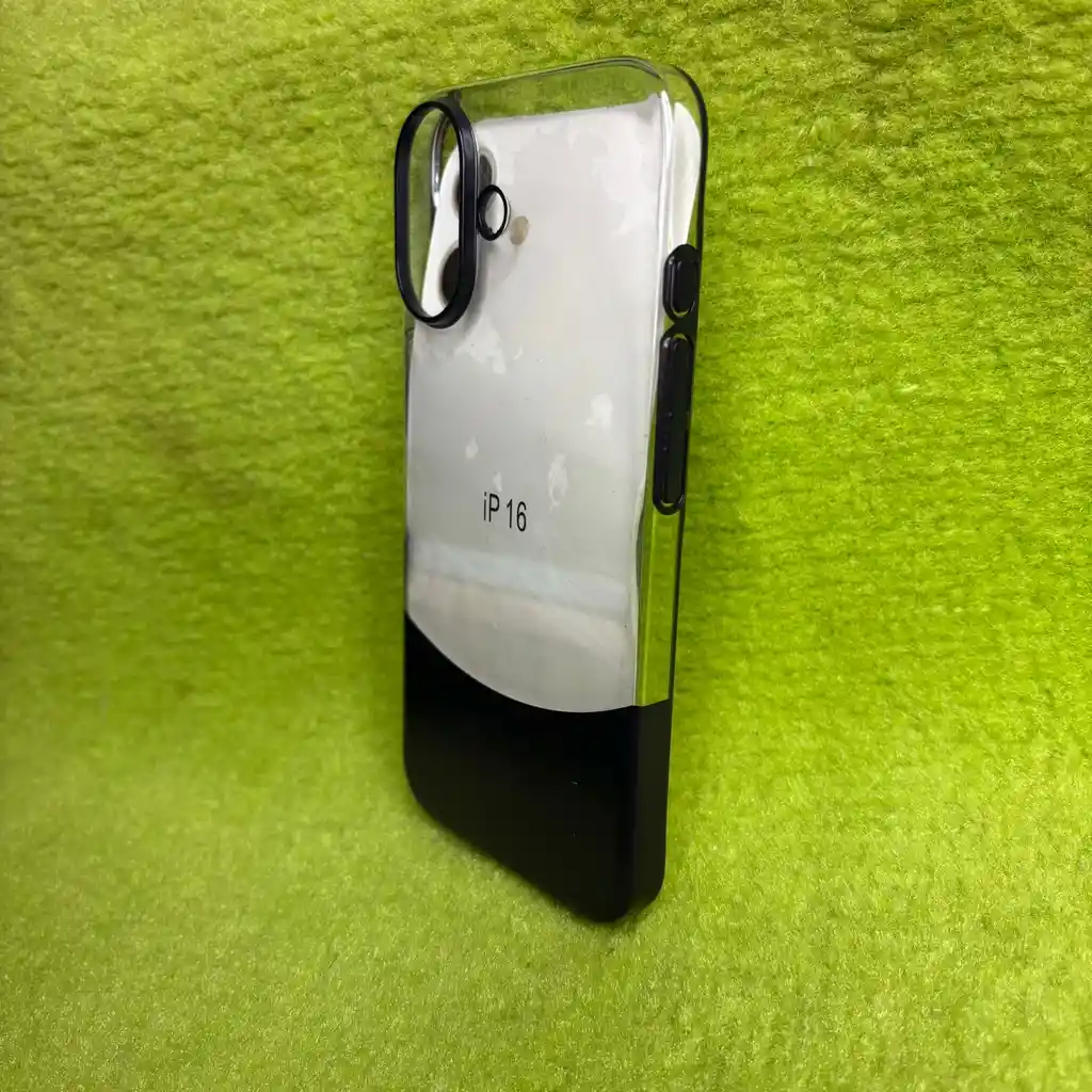 Forro Iphone 16 / Diseño Negro