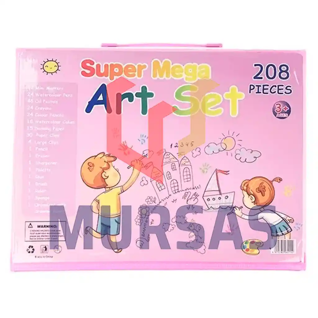 Kit Arte Dibujo Niños Acuarela